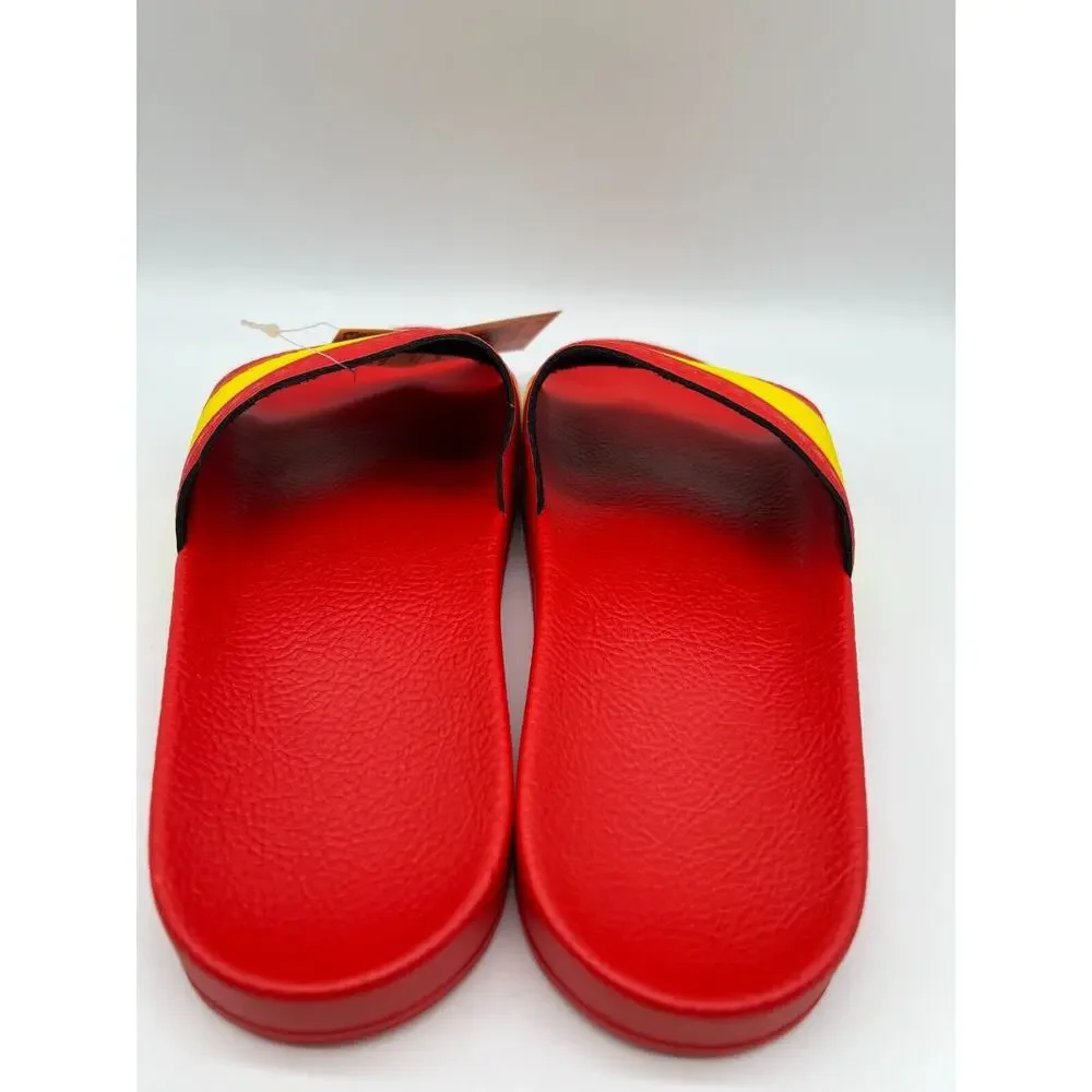 adidas Adilette Slides 'Spain' G55382 Red Yellow Men's Size 7 NWT